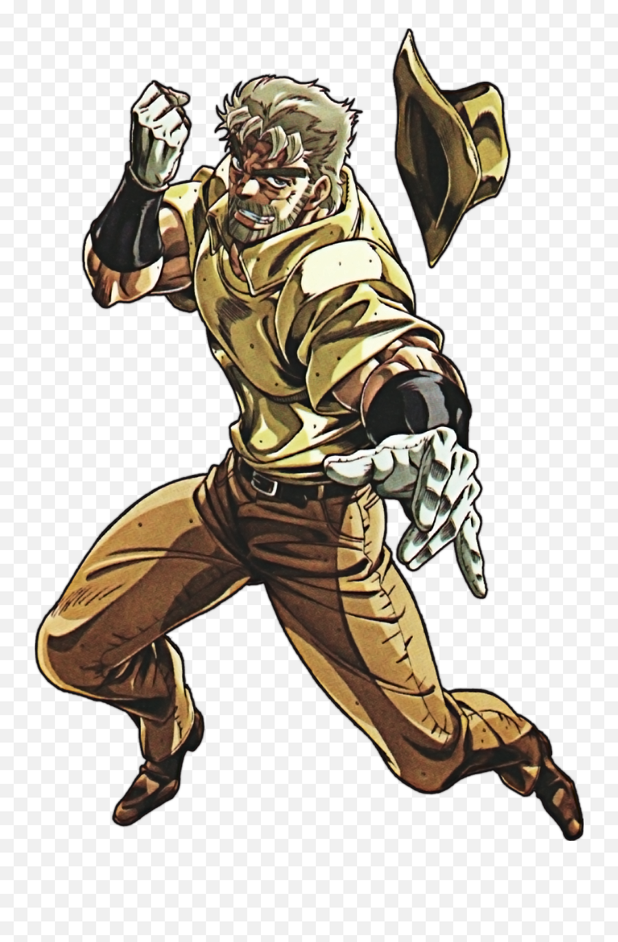 Joseph Joestar Png - Jojo Part 3 Joseph,Old Png