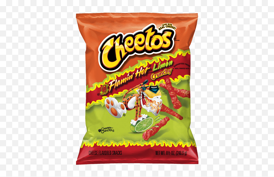 Cheetos Crunchy Flamin Hot Limón - Flamin Hot Cheetos Limon Png,Cheetos Png