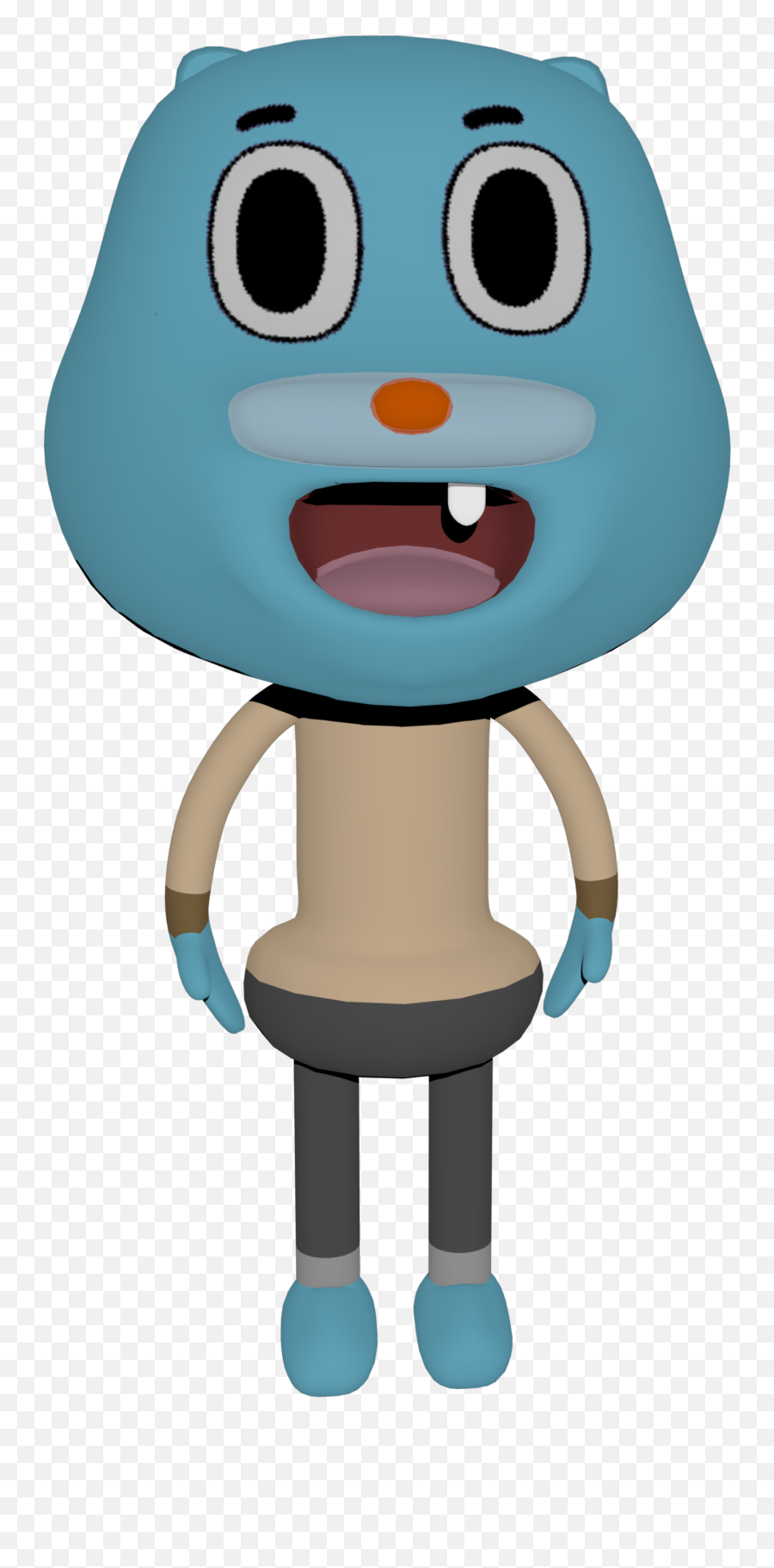 Gumball From The Amazing World Of By Perridan - Gumball Mmd Png,Gumball Png