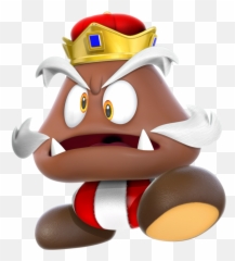 Super Mario King Goomba Png Image - Super Mario King Goomba,Goomba Png