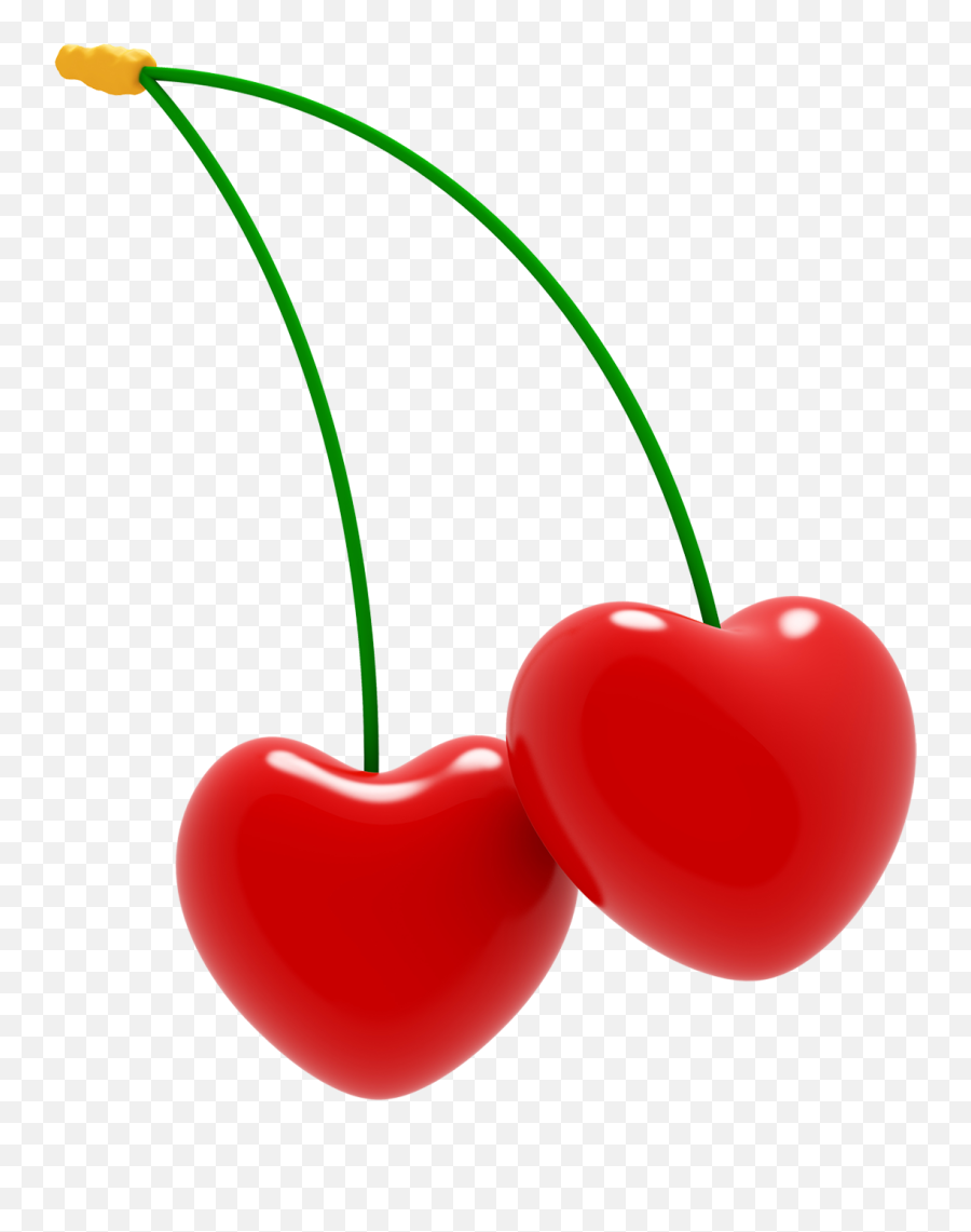 Cherry Heart Gratis - Cherry Love Png Download 18921416 Cute Cherry Transparent,Cherry Png