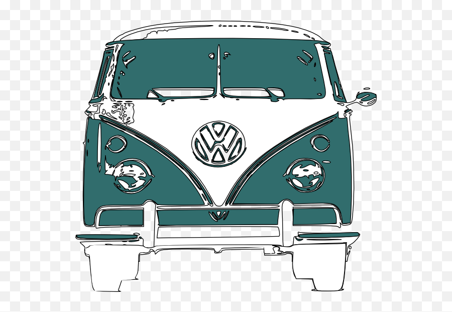 Vw Camper Van Clip Art - Vector Clip Art Online Hippie Van Vector Png,Camper Png