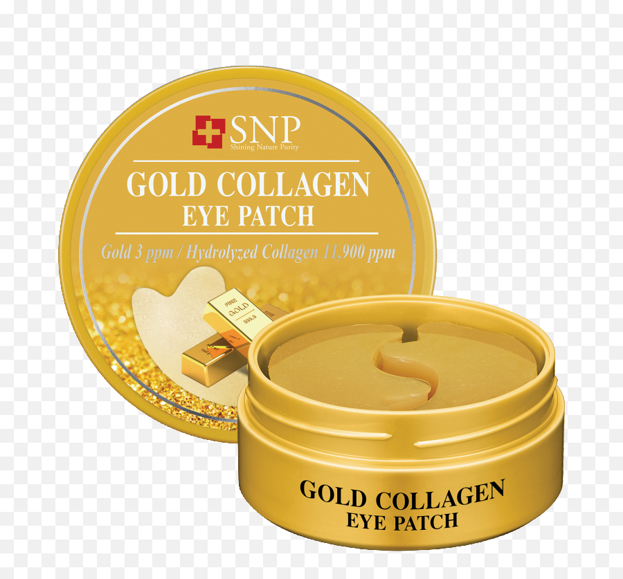 Gold Collagen Eye Patch - Snp Collagen Png,Eye Patch Png