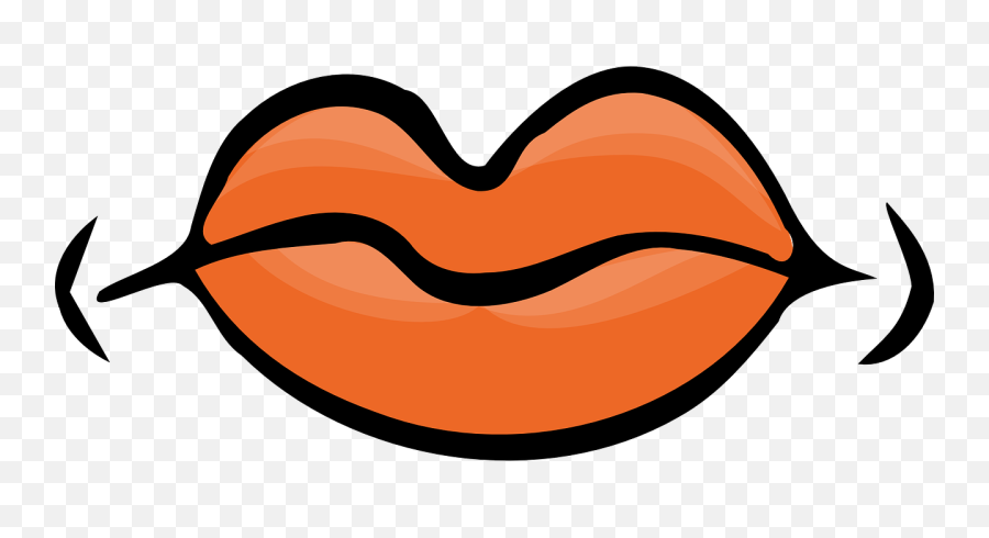 Lips Black And White Cartoon Mouth - Mouth Clip Art Png,Cartoon Mouth Png
