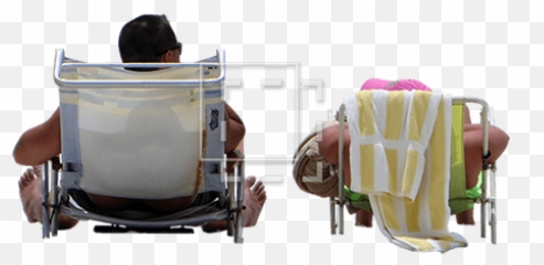 Two People In Beach Chairs - Immediate Entourage People In Beach Chairs Png,Beach Chair Png