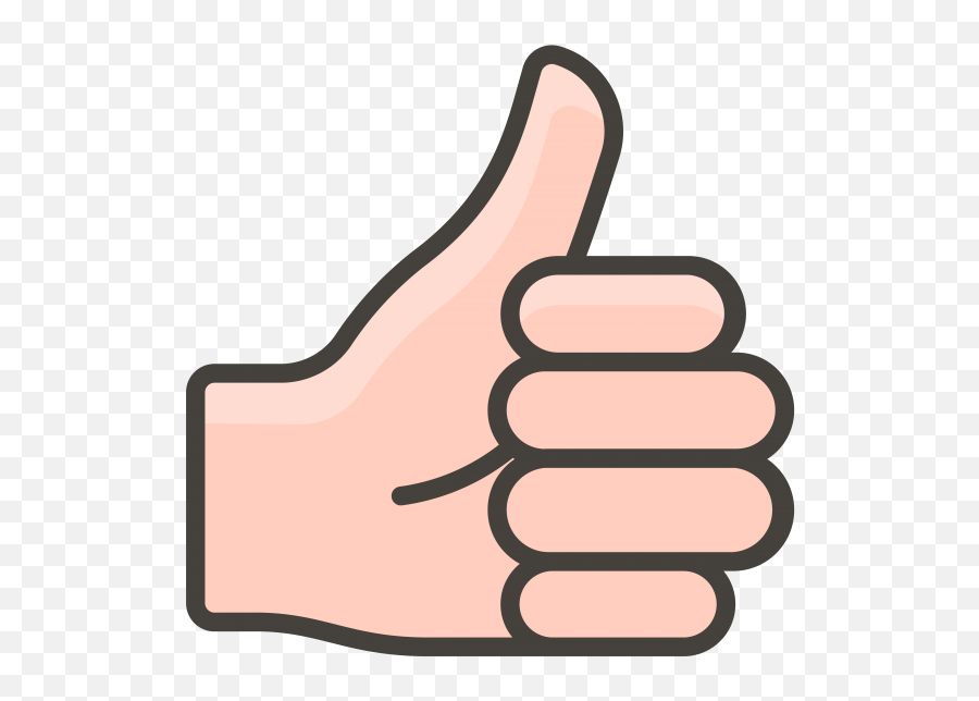 Thumbs Up Emoji Png Transparent Background