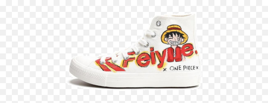 Feiyue X One Piece Doodle Casual Shoes - Monkey D Luffy Outdoor Shoe Png,Monkey D Luffy Png
