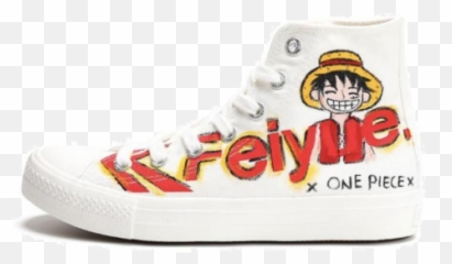 Feiyue X One Piece Doodle Casual Shoes - Monkey D Luffy Outdoor Shoe Png,Monkey D Luffy Png