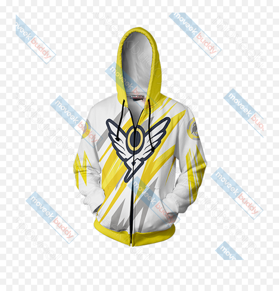 Overwatch - Mercy New Unisex Zip Up Hoodie Jacket Nasa Hoodie With Zipper Png,Overwatch Mercy Png