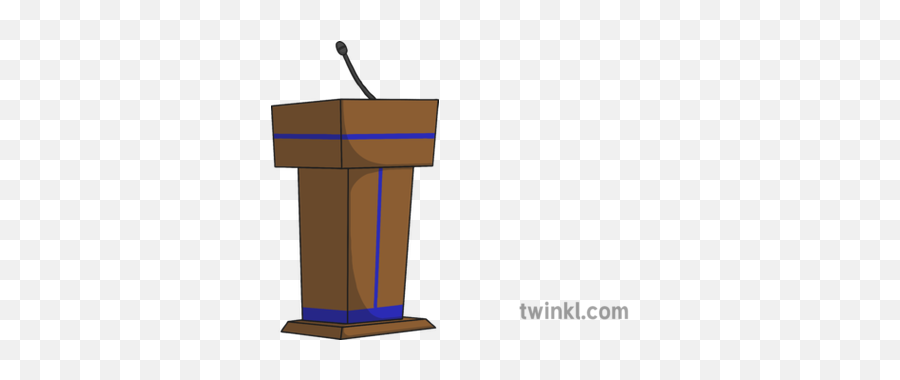 Debate Podium Illustration - Twinkl Illustration Png,Debate Png