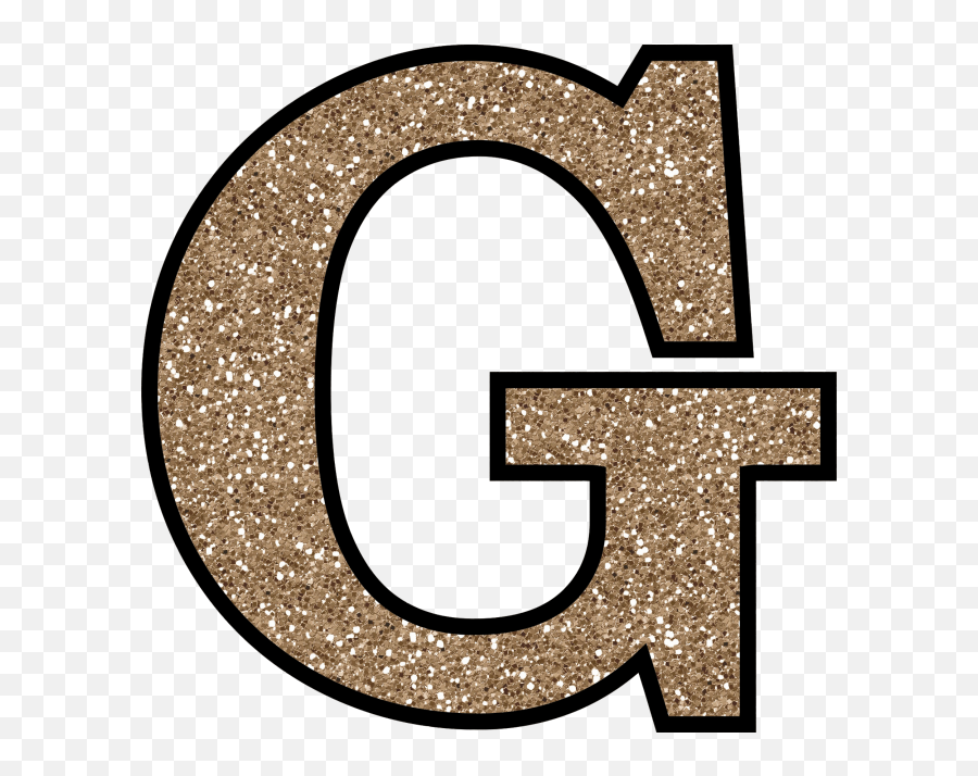 Glitter Without The Glue Free - Glitter Letter O Full Size Letter G Glitter Png,Letter O Png