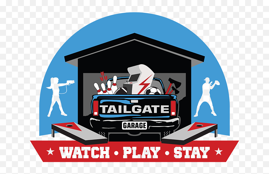 The Tailgate Garage Entertainment Center U2013 Watch Play Stay - Tailgate Garage Png,Garage Png