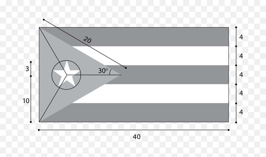 Flag Of Cuba - Puerto Rican Flag Proportions Png,Cuban Flag Png