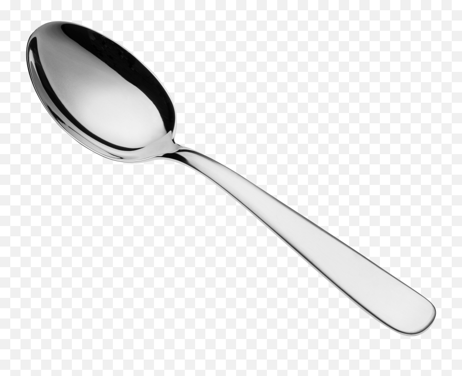 Single Spoon Transparent Background Png Play - Drawing Of Spoon,Mirror Transparent Background