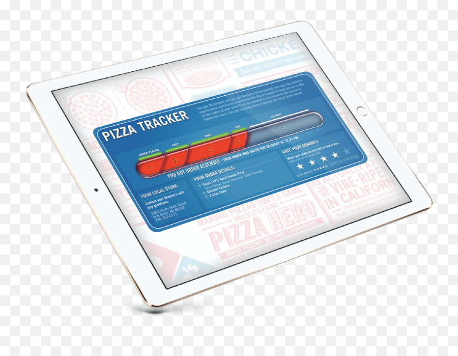 Dominos Pizza Tracker - Michael Tseng Document Png,Dominos Png