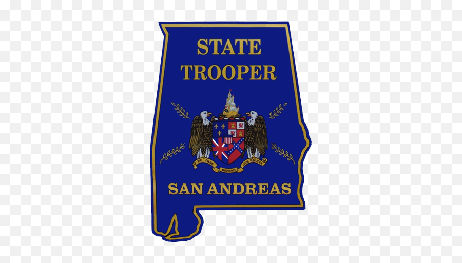 50 States Of San Andreas - Alabama State Trooper Logo Transparent Png,San Andreas Highway Patrol Logo