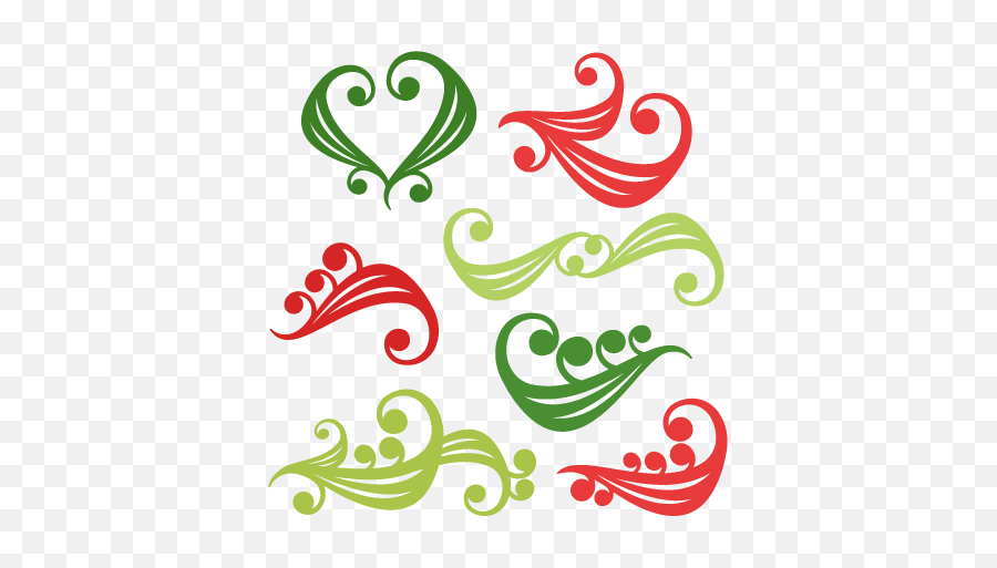 Svg Cut Files For Cricut Cute Svgs Free - Christmas Flourishes Png,Flourishes Png