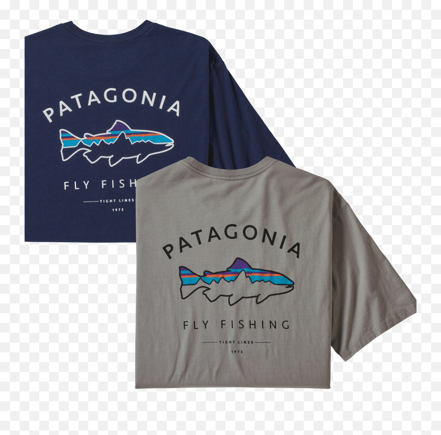 Patagonia Framed Fitz Roy Trout Organic - Patagonia Fitz Roy Trout T Shirt Png,Patagonia Fish Logo