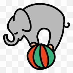 Elephant Circus Icon - Portable Network Graphics Full Size Portable Network Graphics Png,Circus Elephant Png
