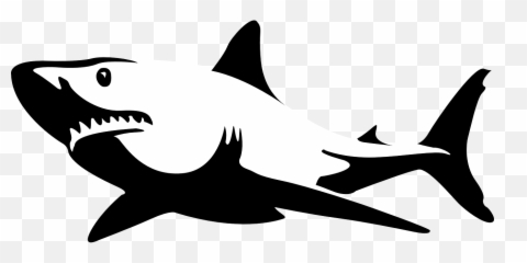 Shark Silhouette Transparent U0026 Png Clipart Free Download - YWD