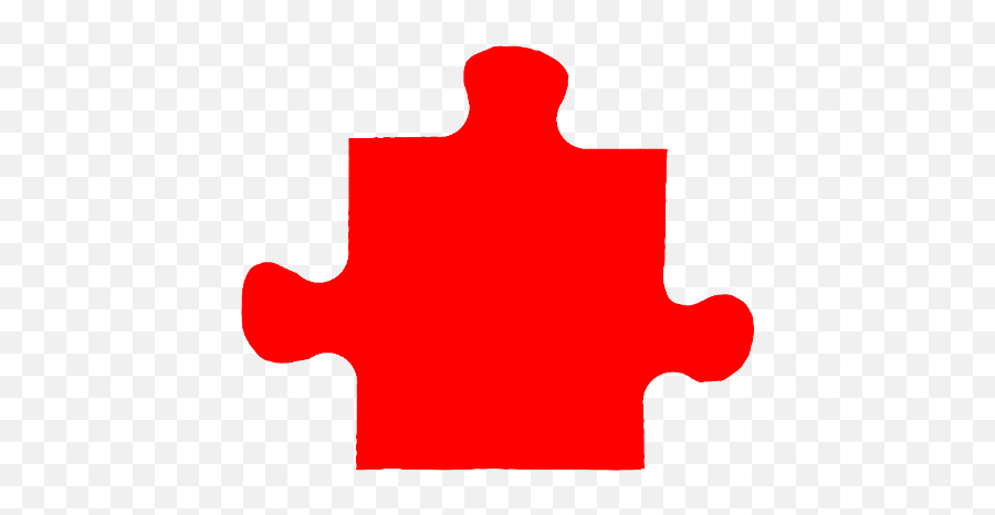 Pure Red Jigsaw Puzzle Piece - National Museum Png,Puzzle Piece Png
