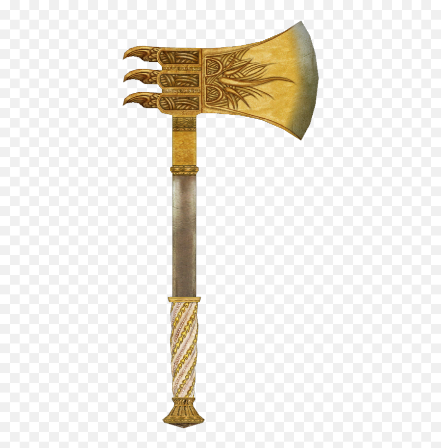 Golden Saint Weapons Elder Scrolls Fandom - Gold Axe Png,Morrowind Bow Icon