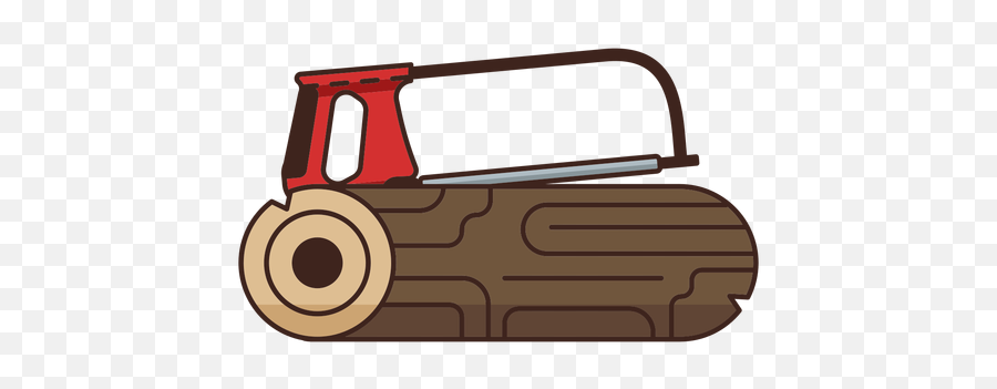 Lumberjack Saw Single Icon - Horizontal Png,Single Icon Images