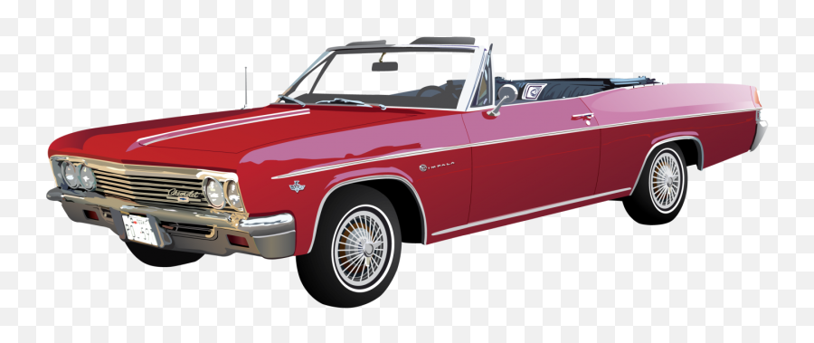Big Red Car Here - Old Cadillac Png,Classic Car Png