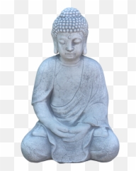 Little Stone Buddha Statue Made Of - gartendekoparadiesde Artifact png
