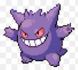Pixel Icon Tumblr 107353 - Free Icons Library Gengar Sprite png