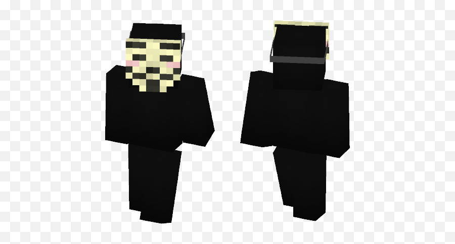 Download Anonymous Mask Base Minecraft Skin For Free - Kylo Ren Minecraft Skin Png,Anonymous Mask Png