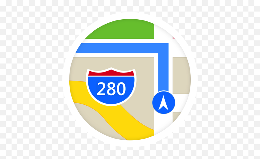Google Maps Circle Icon - Iphone Maps Png,Mexico Map Icon