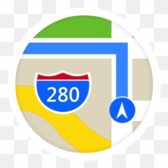 Google Maps Circle Icon - Iphone png