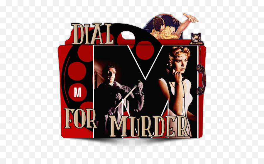 Dial M For Murder 3d 2d Blu - Ray Dial M For Murder Blu Ray Png,Guitar Folder Icon