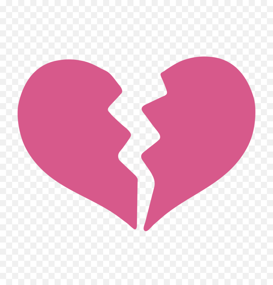 Broken Heart Emoji Png 1 Image - Android Broken Heart Emoji,Hearts Emoji Png