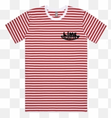 Red Stripe As Colour Tee Lime Cordiale Png