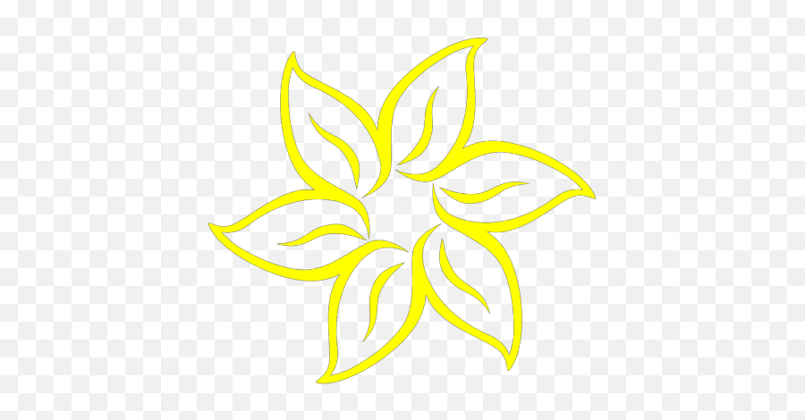 Yellow Flower Png Svg Clip Art For Web - Download Clip Art Floral,Yellow Flower Icon