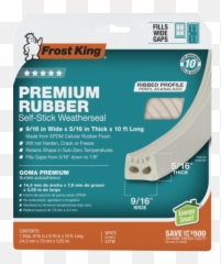 Premium Rubber Foam Frost King Weatherization Products - Frost King Silicone Weather Seal Png,Windows 7 Weather Icon