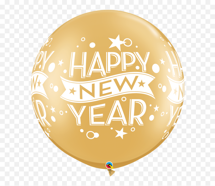 Happy New Year Gold Png Transparent Group - Circle,Gold Confetti Png