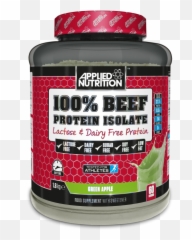 100 Beef Isolate 18kg Green Apple - Applied Nutrition Beef Protein Png,Green Apple Png