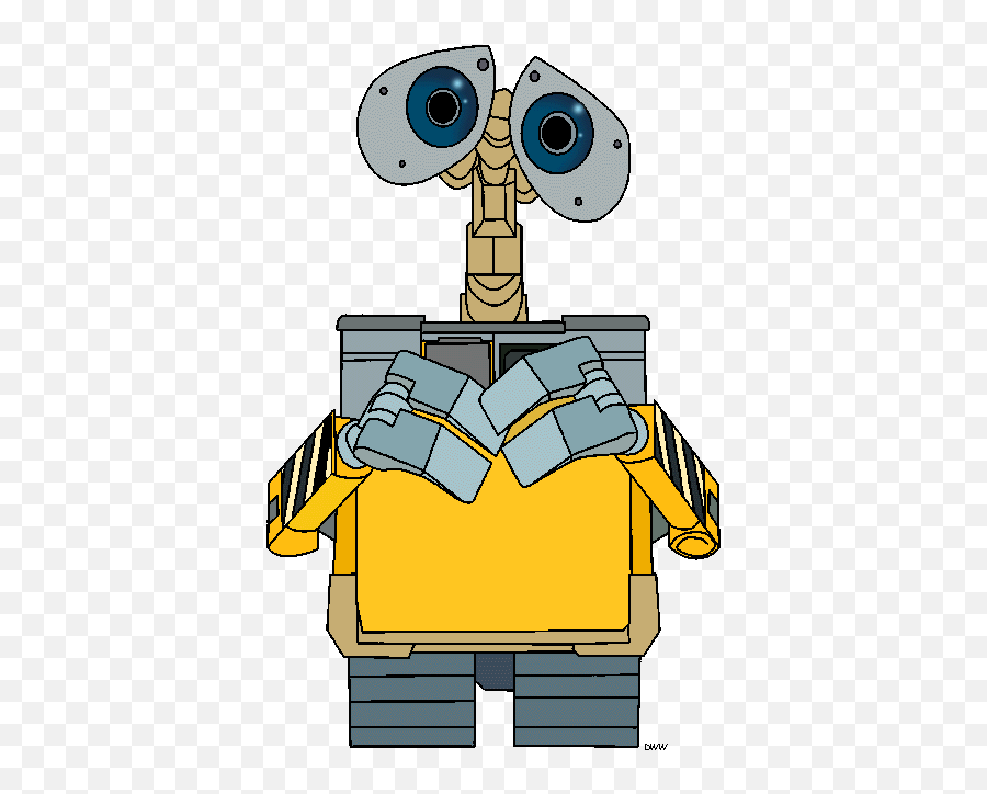Wall E Picture Free Png Files Coloring Pages - e Transparent