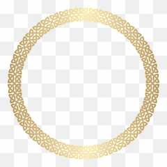 Golden Round Frame Png Hd Mart - High Resolution Png