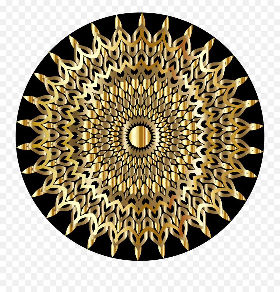 Gold Radial Dots No Background Free Svg - Circle Dot Pattern Png,Dots Transparent Background