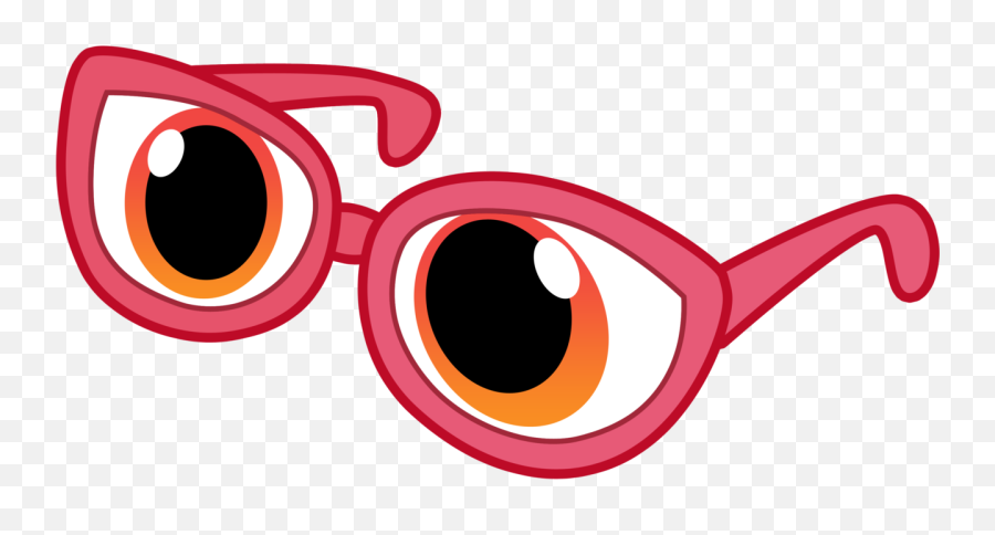 Cartoon Glasses With Eyes Clipart Clip - Glasses With Eyes Clip Art Png,Circle Glasses Png