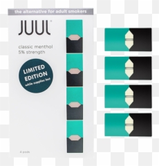 Juul Menthol 4 Pods Png