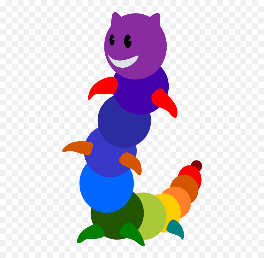 Rainbow Caterpillar Png Clip Arts For - Rainbow Cartoon Caterpillar,Caterpillar Png