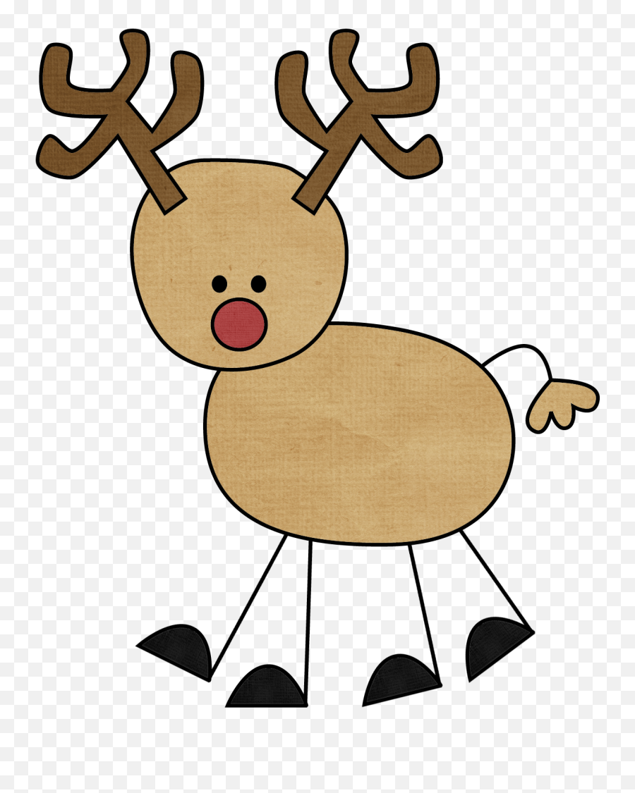 Santa Reindeer Clipart Png - Clip Art Bay Reindeer Clipart Drawing,Santa And Reindeer Png