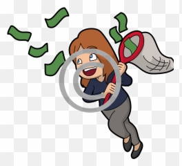 Women With Money Png 22 U2013 Tigerstock - Cartoon