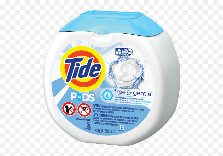 Tide Pods Free U0026 Gentle Laundry Detergent U2013 Pu0026g Dermatology - Tide Pods Free And Gentle Png,Tide Pod Png