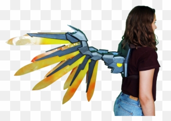 Download Hd Mercy Devil Wings - Annazishop Overwatch Png